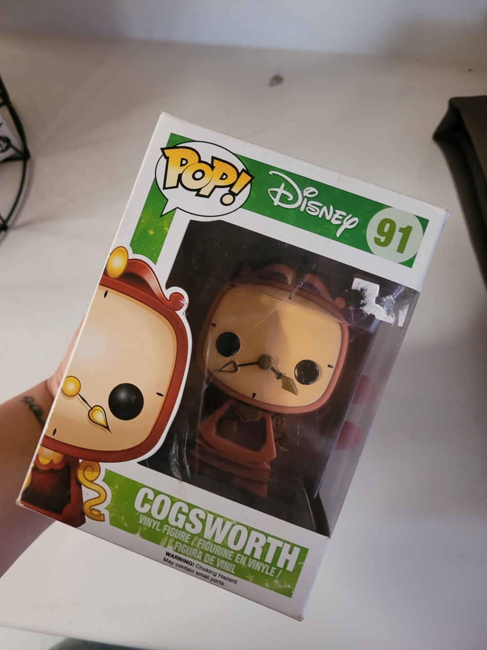 Funko Disney Cogsworth Vinyl Figure - Brown